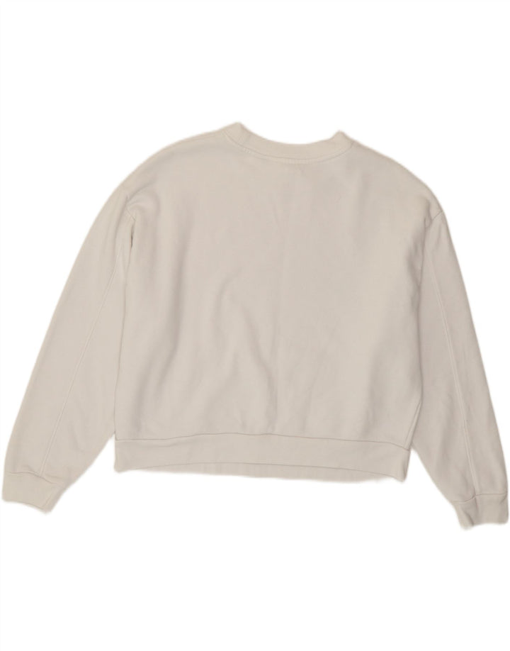 Levi's Sweat-Shirt Graphique Oversize Femme UK 6 XS Blanc