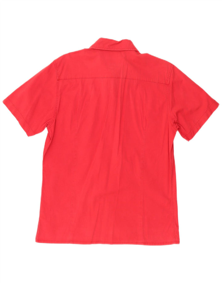 CALVIN KLEIN JEANS Chemise à manches courtes pour homme Large Rouge