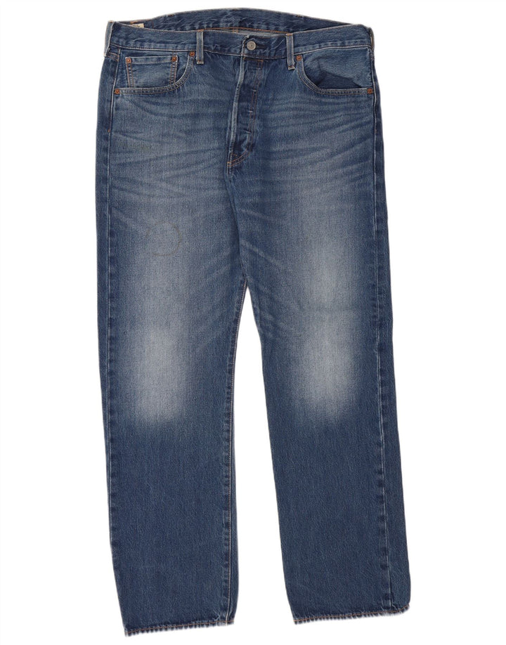 LEVI'S Jean Droit 501 Homme W38 L32 Bleu Coton