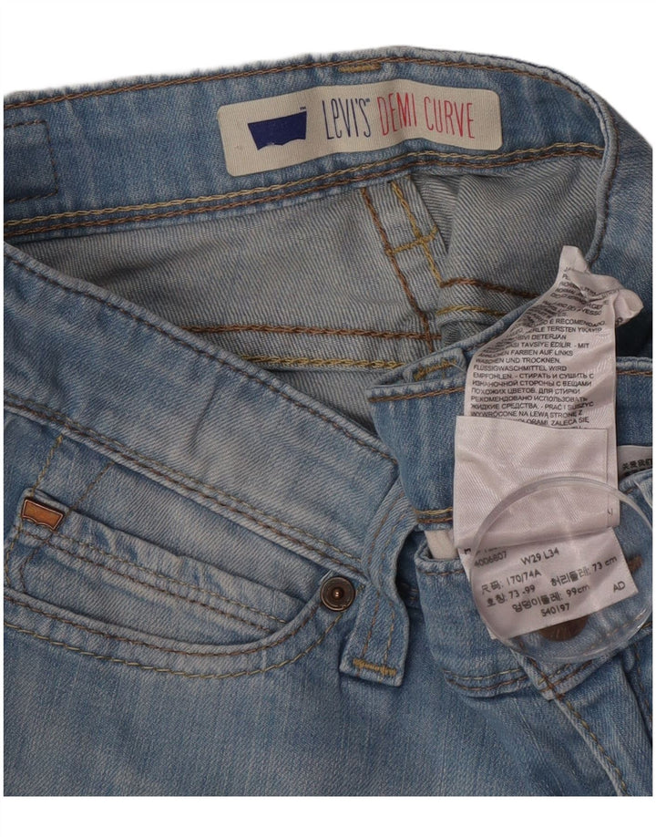 Levi's Jean Slim Demi Curve Femme W29 L34 Bleu Coton
