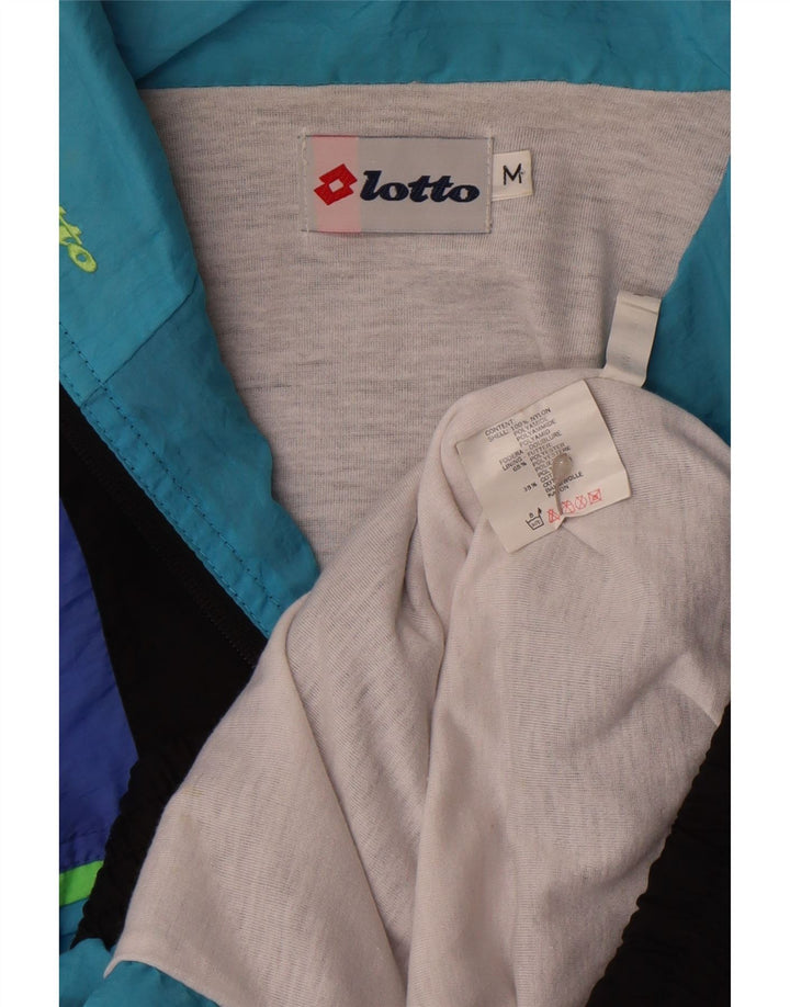 Lotto Veste de Survêtement Graphique Homme Bleu Moyen Nylon Colorblock