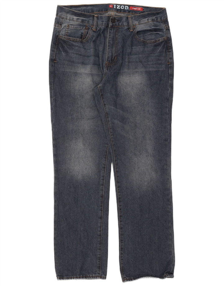 Izod Jean droit homme W36 L32 bleu coton