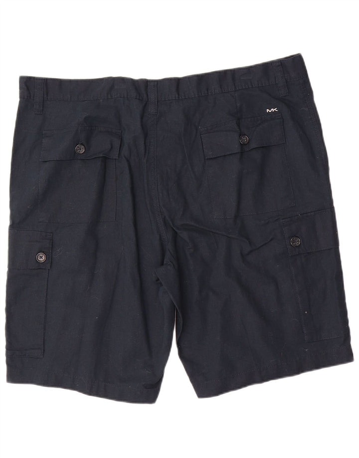 Michael Kors Short Cargo Homme W40 XL Bleu Marine Lin