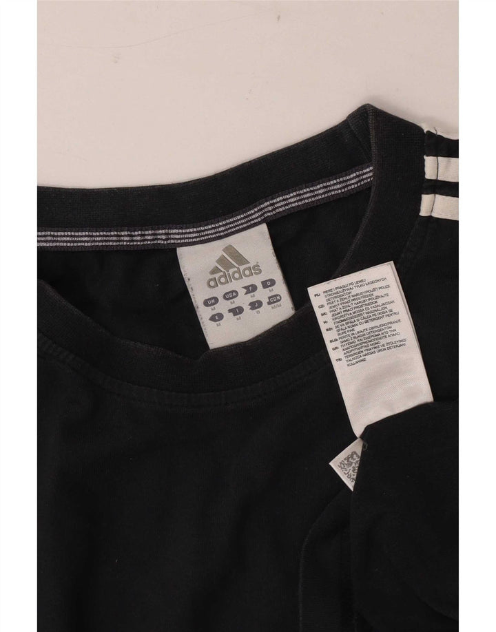 Adidas Haut à manches longues pour homme en coton noir moyen