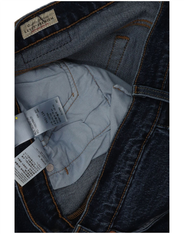 Levi's Jean 501 Crop Straight Femme W31 L26 Bleu Marine Coton