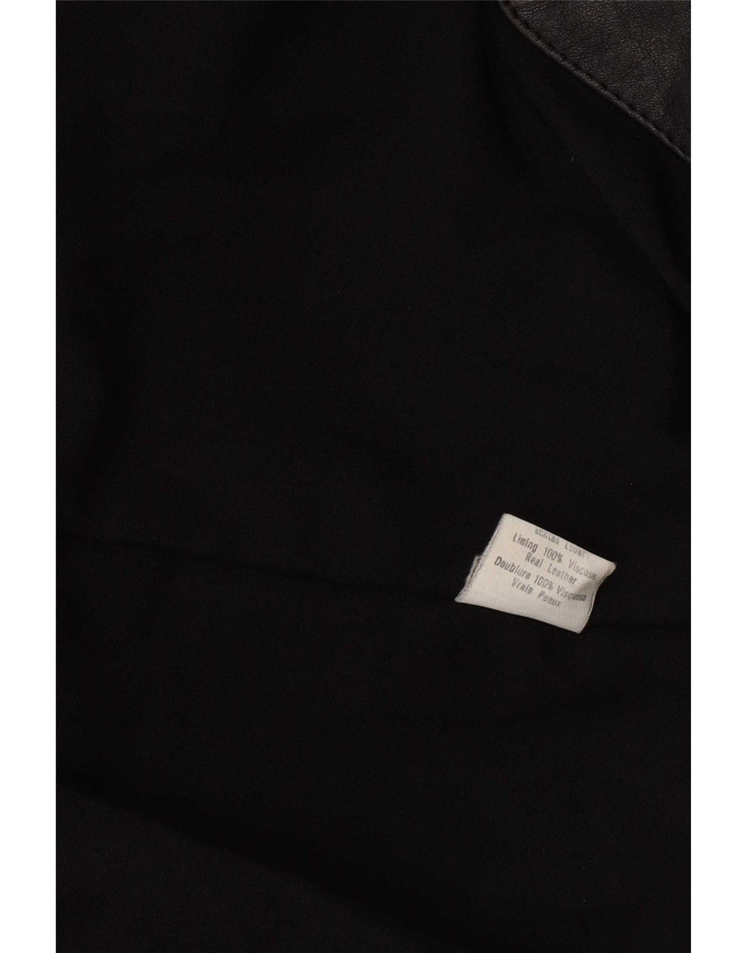 Settore Manteau en cuir pour homme UK 42 XL Noir
