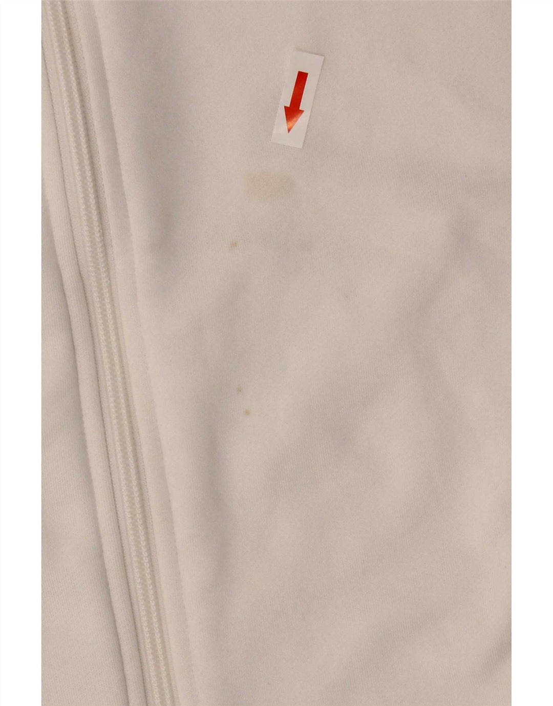 Adidas Veste de survêtement pour femme UK 16/18 Large Blanc Polyester