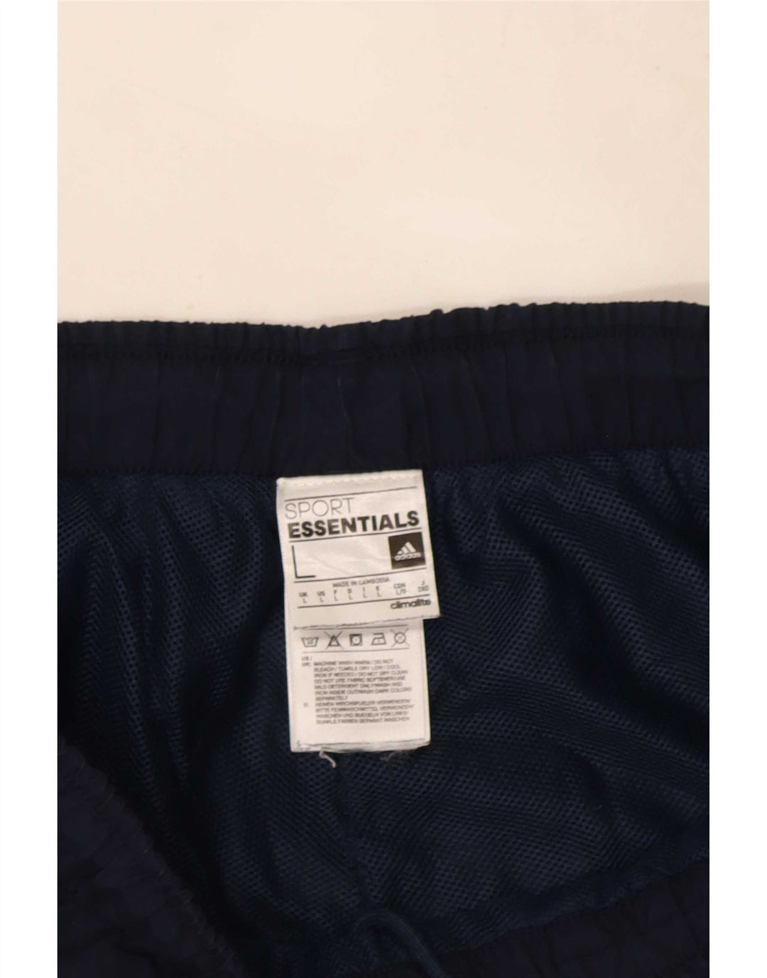Adidas Hommes Climalite Sport Shorts Grand Bleu Marine Polyester