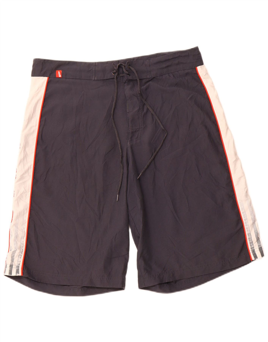 ADIDAS Short de bain homme en polyester color block gris moyen