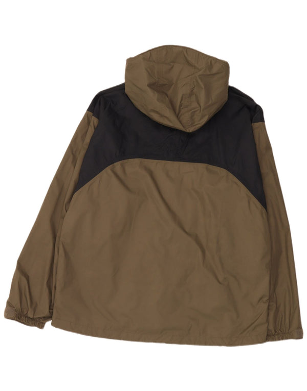 Columbia Veste de pluie à capuche Interchange pour homme UK 40 Large Kaki Colourblock