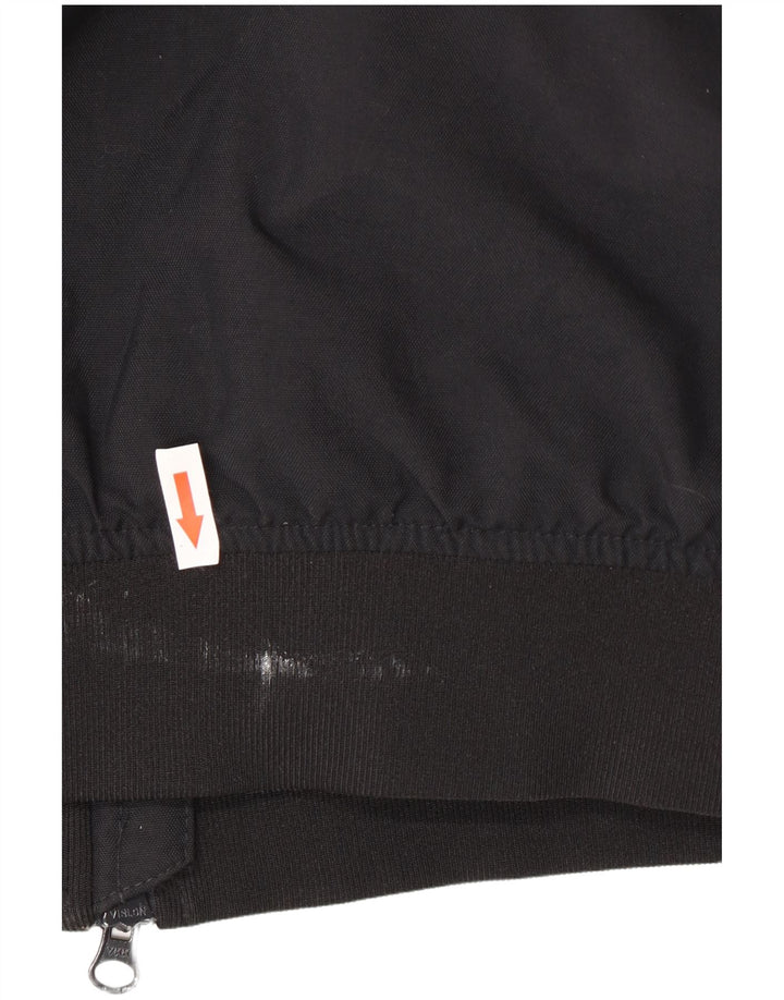 Adidas Veste bomber à capuche pour homme UK 36 Petit Noir Polyester
