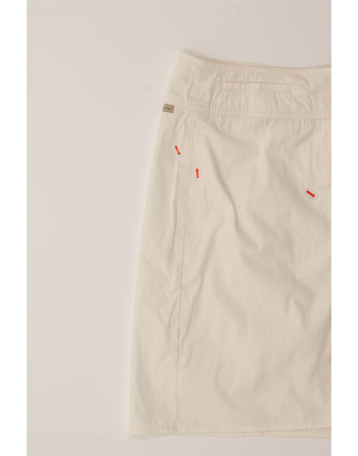 CALVIN KLEIN Womens A-Line Skirt W32 Large White Vintage Calvin Klein and Second-Hand Calvin Klein from Messina Hembry 