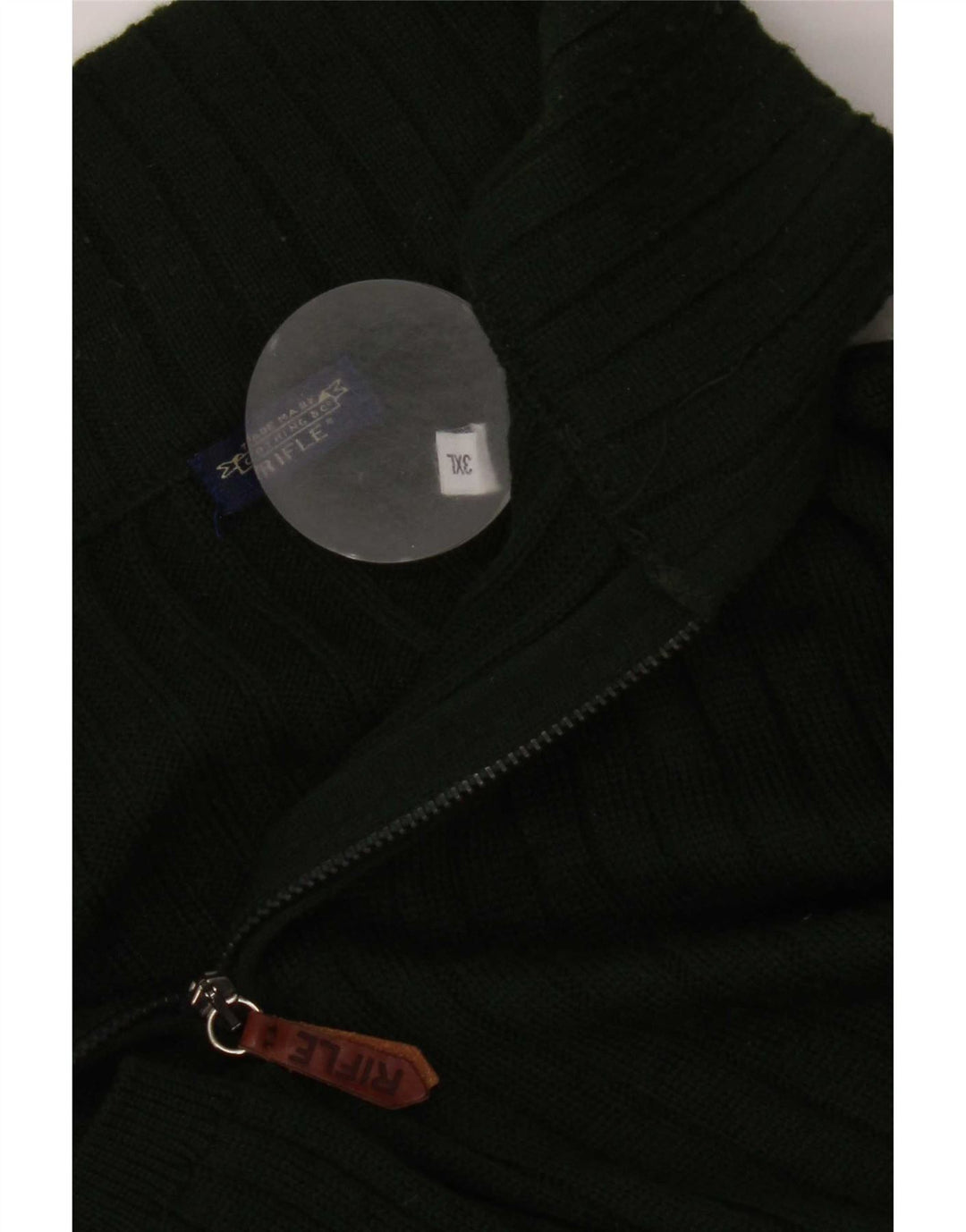 Rifle Pull col zippé pour homme 3XL Vert