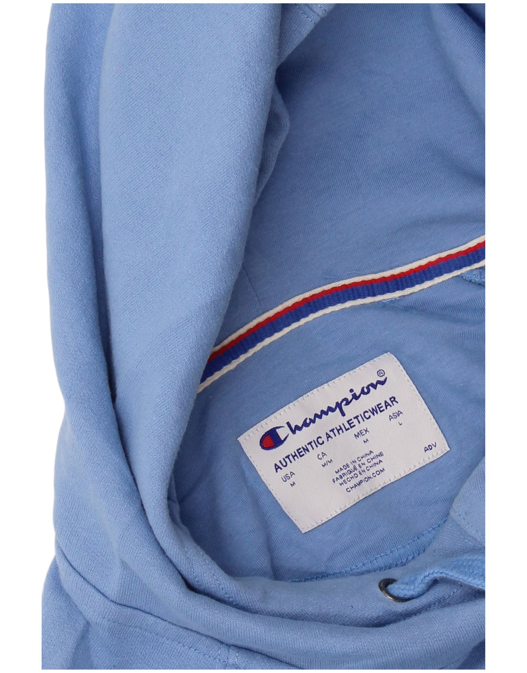 Champion Pull à Capuche Graphique Homme Bleu Moyen