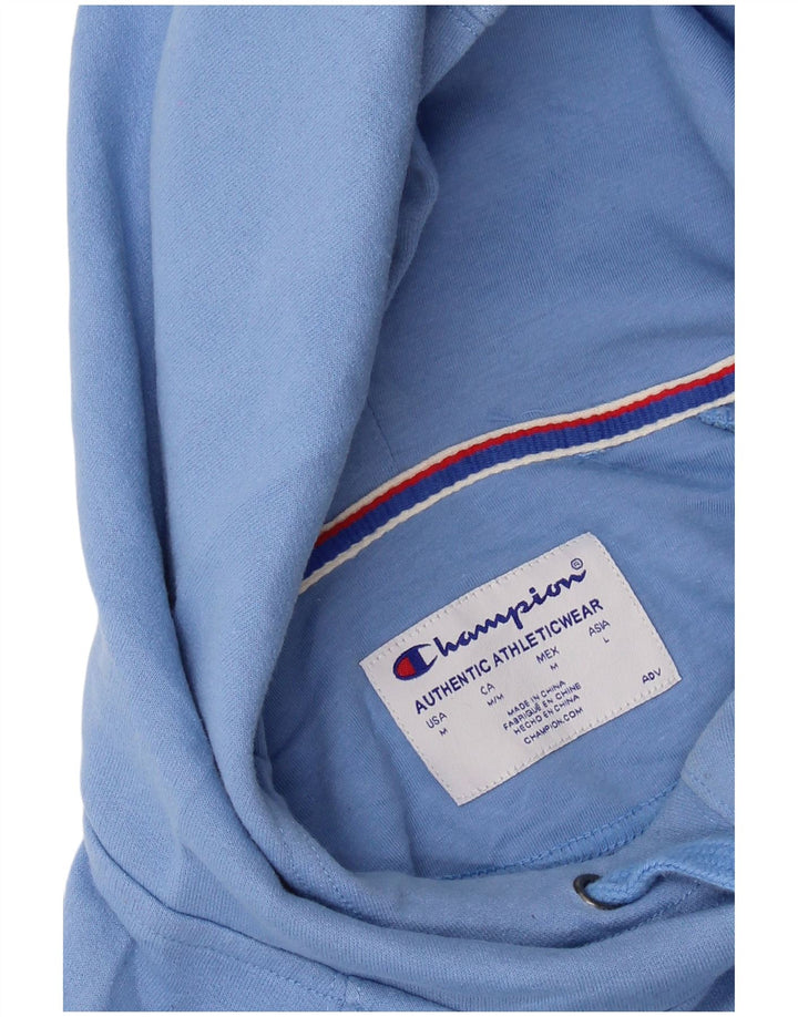 Champion Pull à Capuche Graphique Homme Bleu Moyen