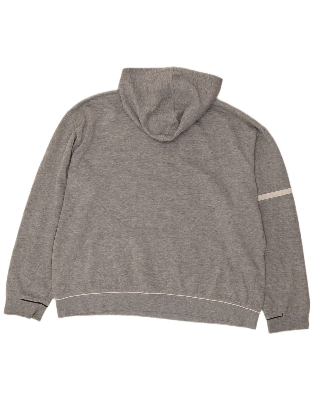 Reebok Pull à capuche Graphic Homme XL Gris Moucheté Polyester