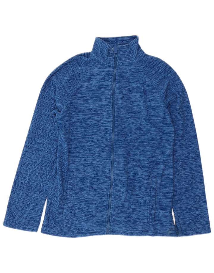 Mountain Warehouse Veste Polaire Homme UK 34 XS Bleu Moucheté Polyester