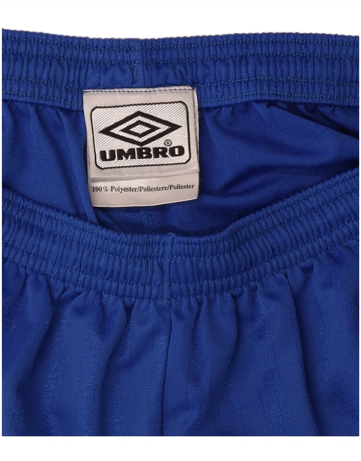 UMBRO Short de sport homme grand bleu polyester