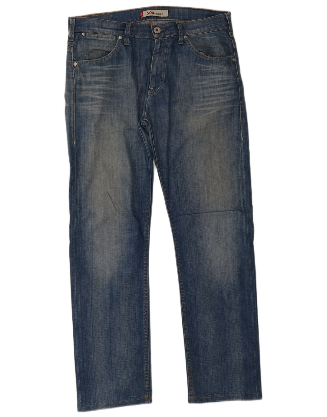 Levi's Jean Droit 504 Homme Bleu W33 L34 Coton