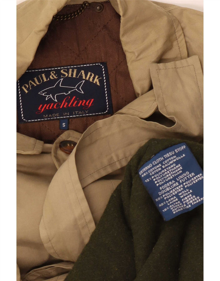 Paul & Shark Manteau Homme UK 36 Petit Coton Beige