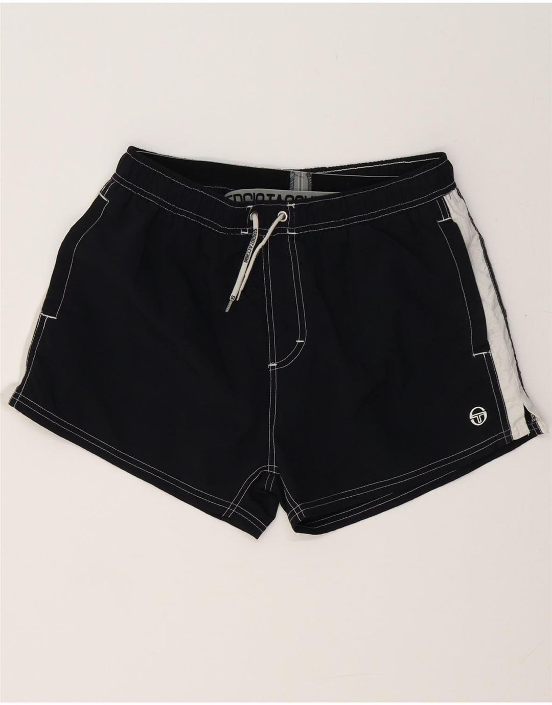 SERGIO TACCHINI Short de Bain Homme Grand Noir Colorblock Polyester
