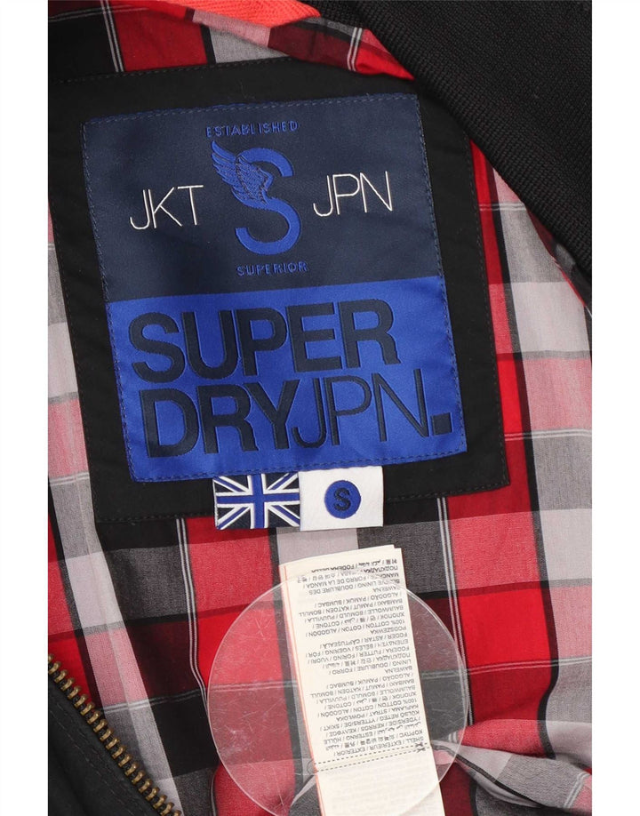 Superdry Bomber Homme UK 36 Small Noir Coton