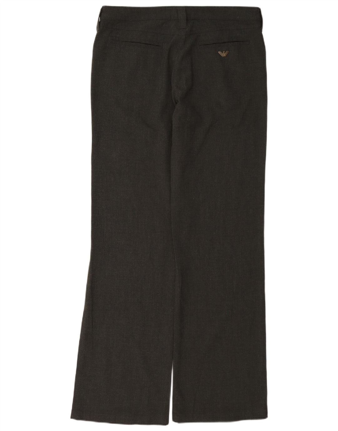 Pantalon décontracté Bootcut Femme Armani W30 L33 Gris Polyester