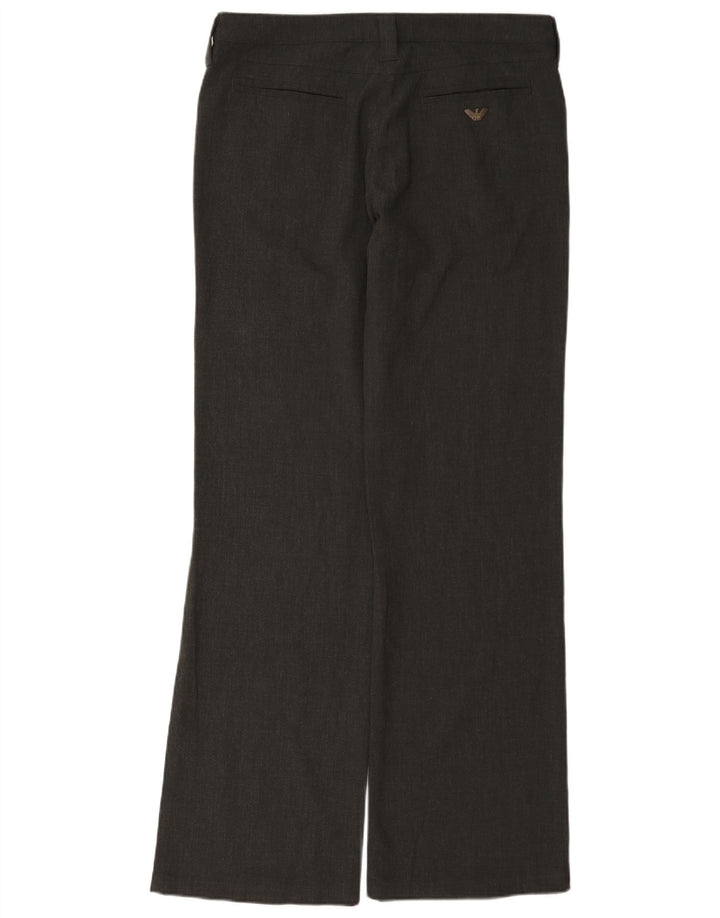 Pantalon décontracté Bootcut Femme Armani W30 L33 Gris Polyester