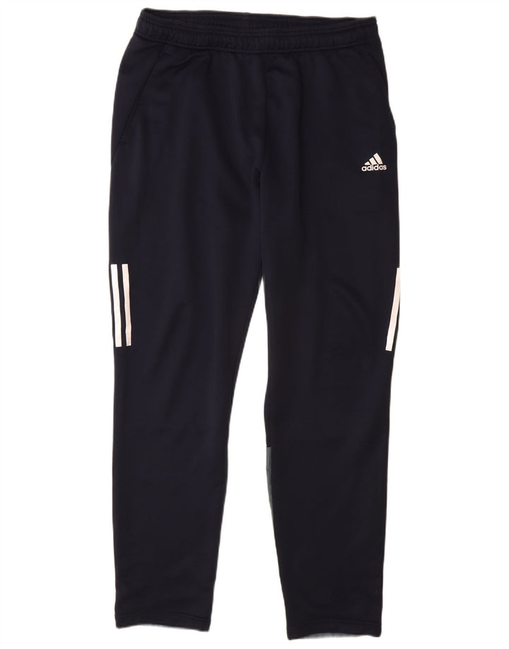 Adidas Pantalon de survêtement pour homme Large Bleu Marine Colorblock Polyester