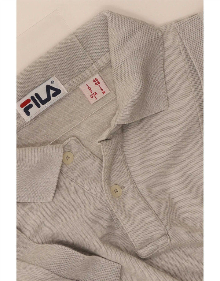 Fila Polo Homme Petit Gris Moucheté