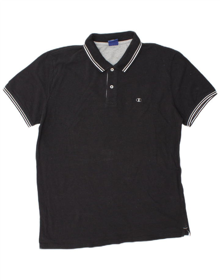 Champion Polo Homme Grand Noir Coton