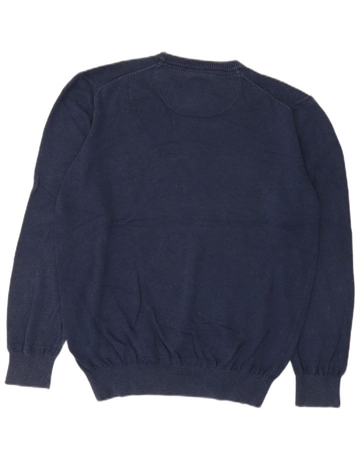 PIERRE CARDIN Pull Col Rond Homme Bleu Marine Moyen Coton