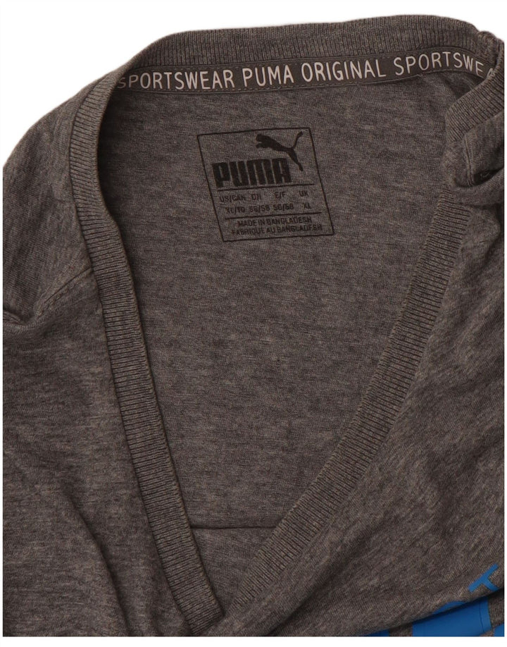 PUMA T-Shirt Graphique Homme XL Gris