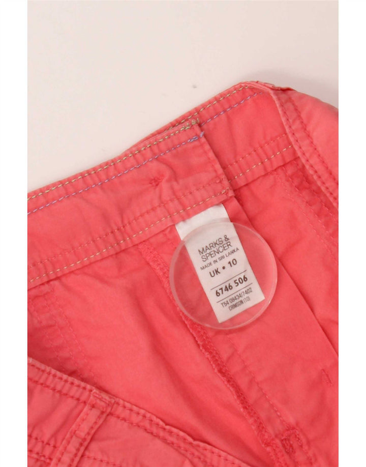 Marks & Spencer Short pour femme UK 10 Small W30 Coton rose