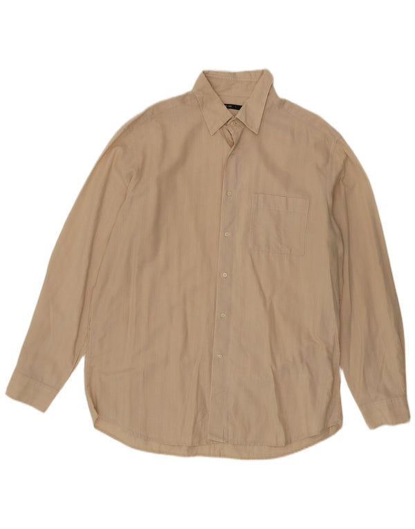 Cerruti 1881 Chemise Homme XL Beige Carreaux Coton