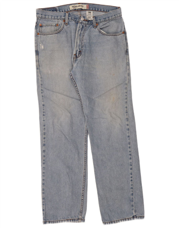 LEVI'S Jean Droit 505 Regular Fit Homme W34 L32 Bleu Coton