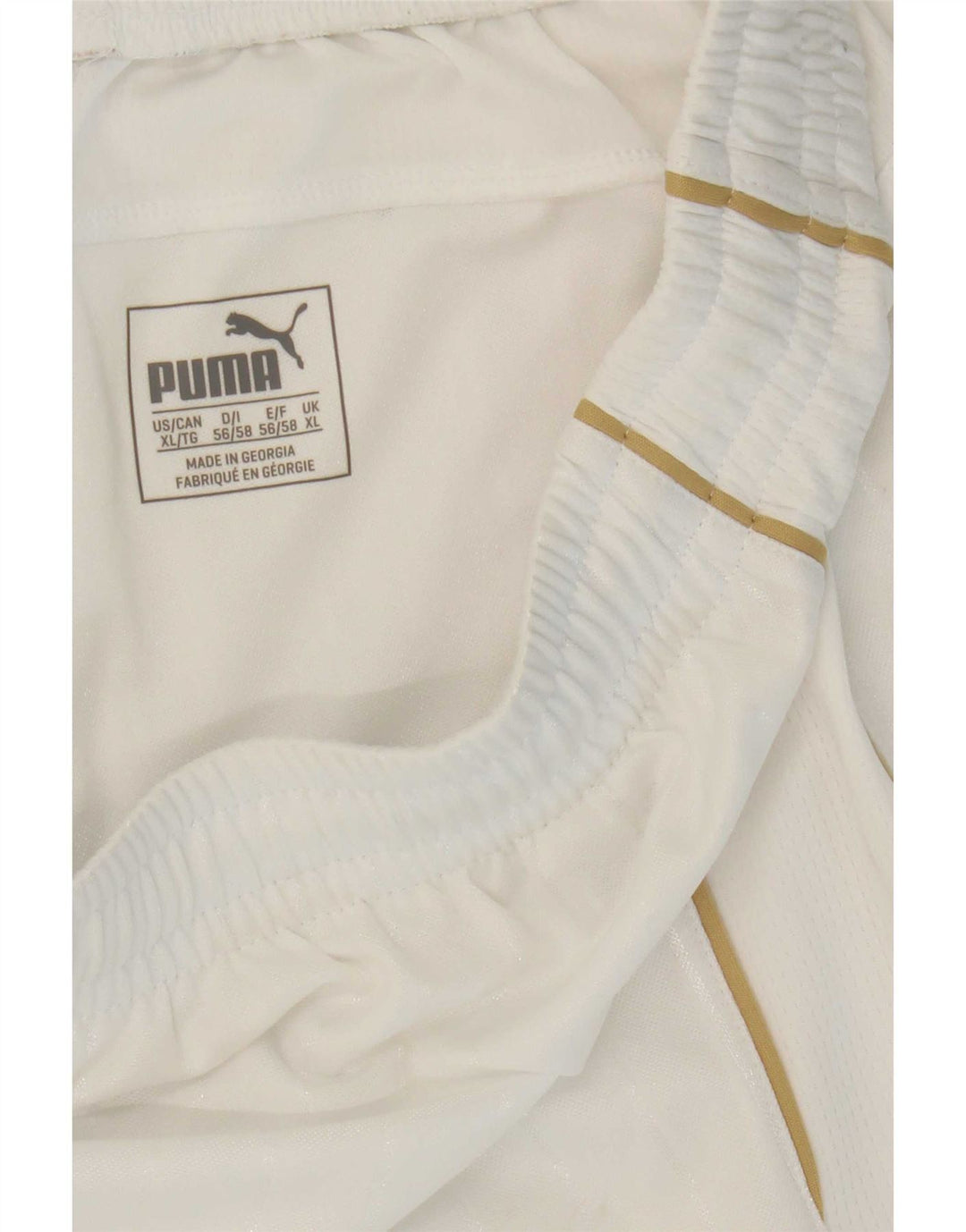 Puma Short de Sport Italia Homme Blanc XL
