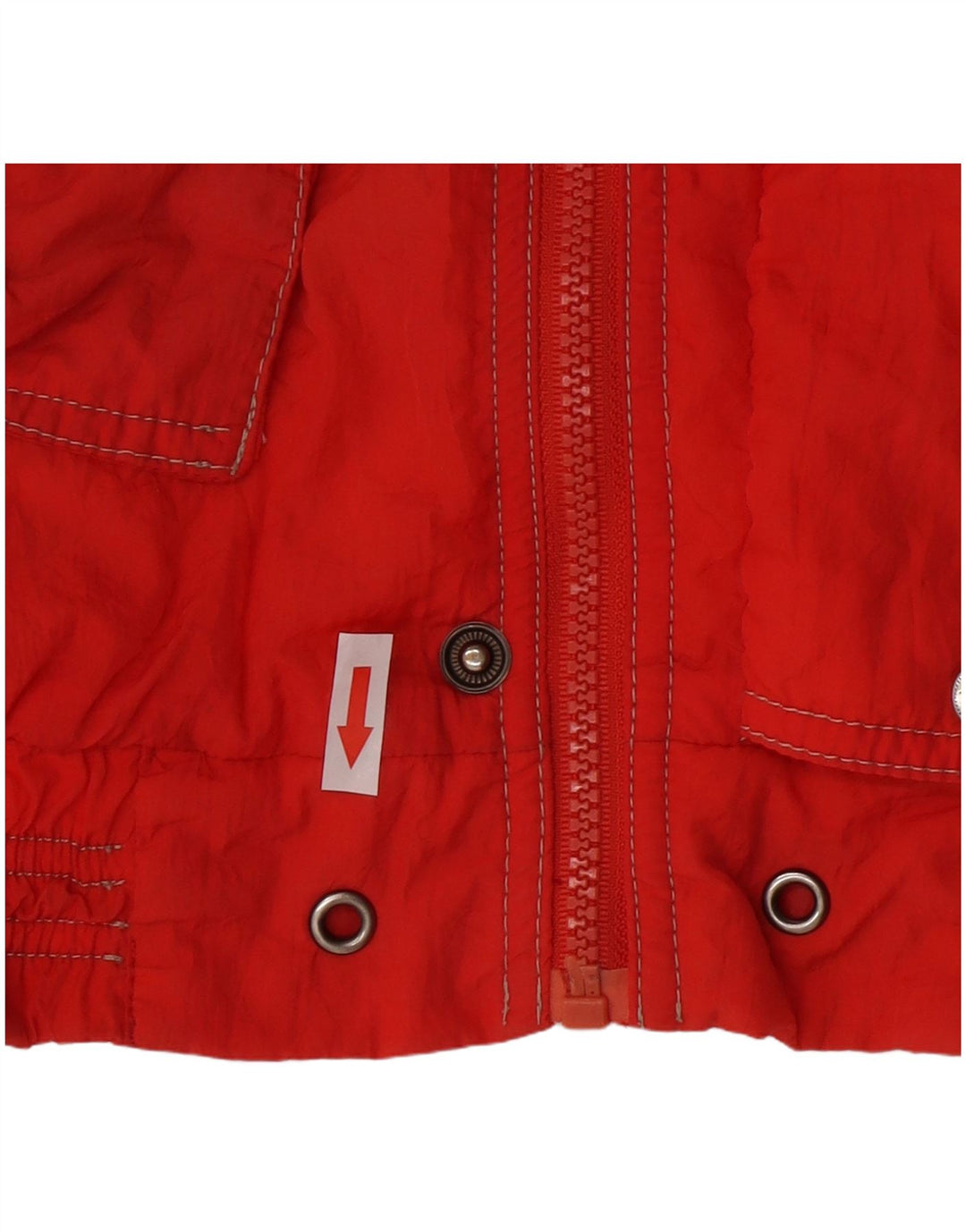 K-Way Veste de ski à capuche garçon 7-8 ans Rouge Colourblock Polyamide
