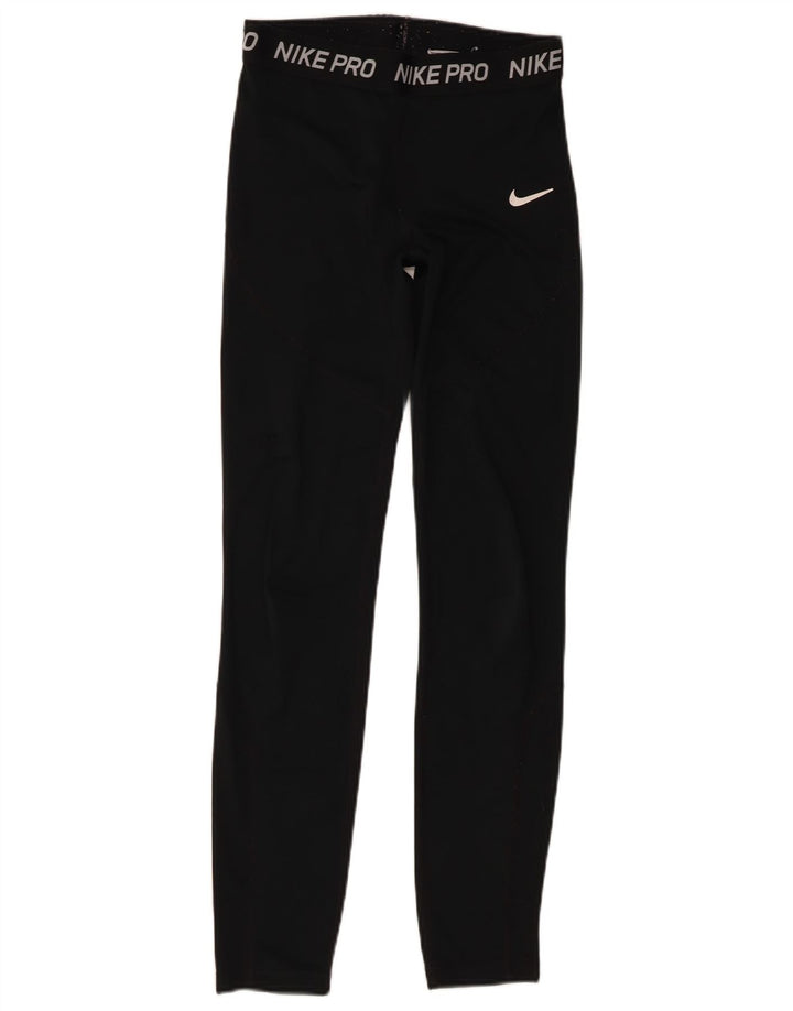 Nike Legging graphique pour femme UK 18 XL Noir Polyester