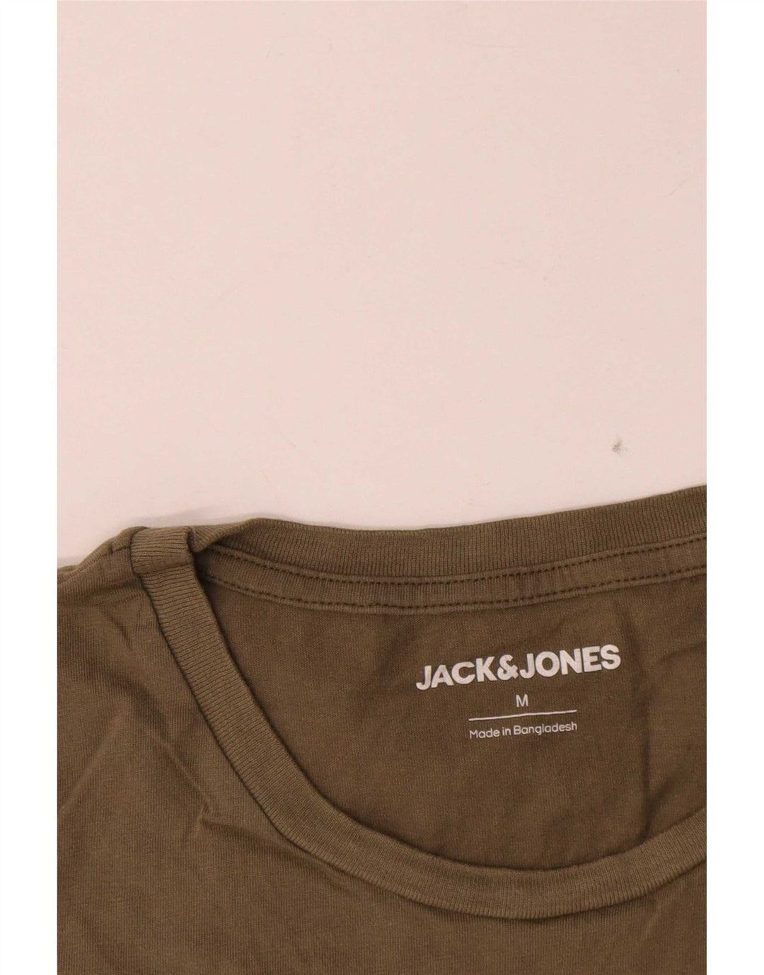 Jack & Jones Haut T-Shirt Graphique Homme Kaki Moyen Coton