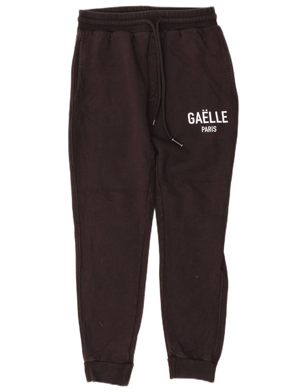 Gaelle Pantalon de Survêtement Graphique Homme Joggers Petit Coton Noir