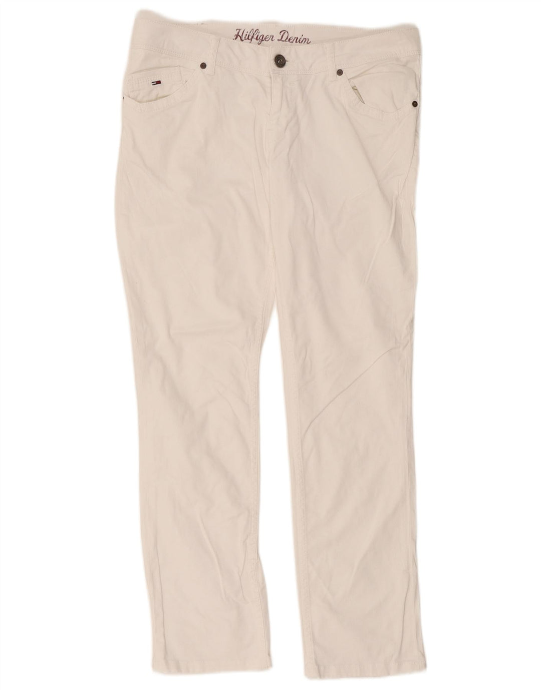 Tommy Hilfiger Jean Slim Homme W34 L34 Blanc Coton