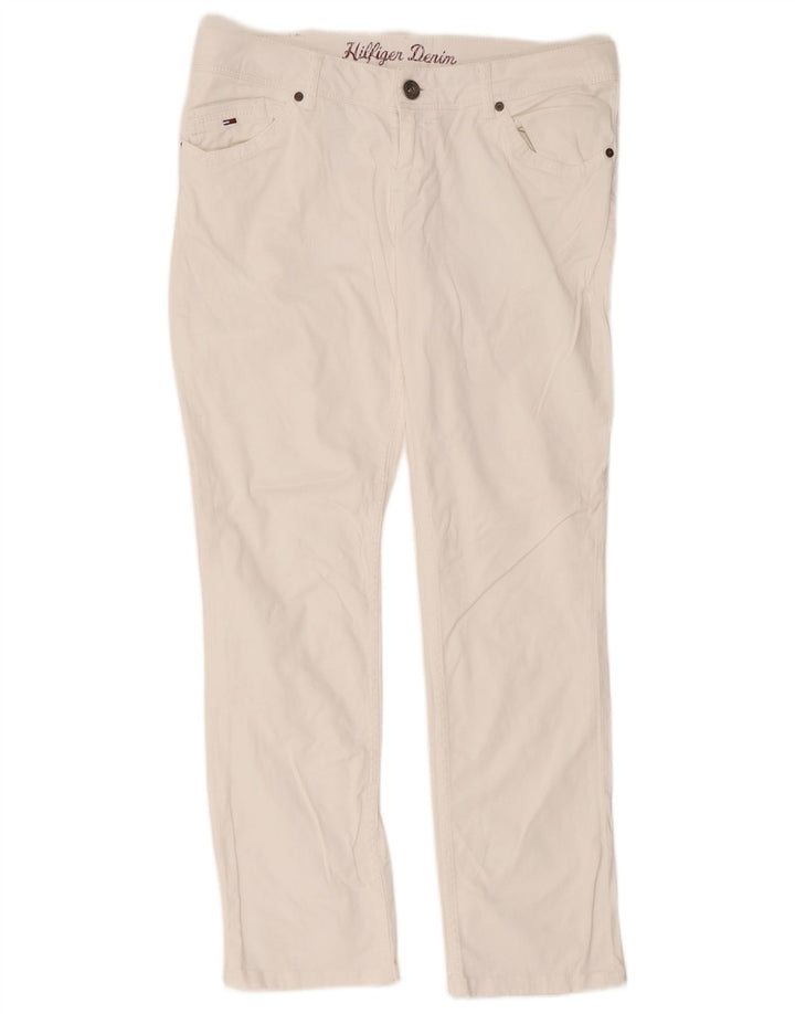Tommy Hilfiger Jean Slim Homme W34 L34 Blanc Coton