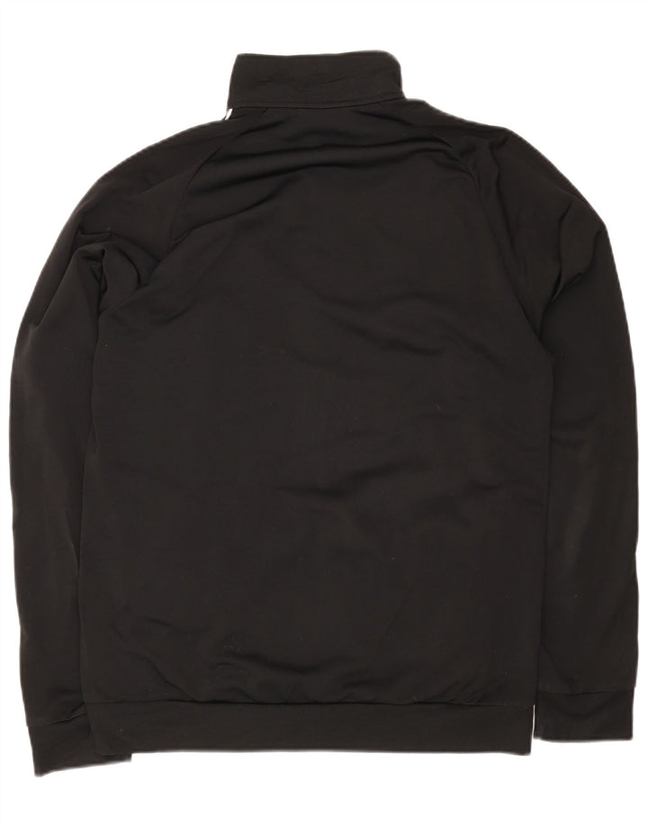 Veste de survêtement Adidas pour hommes, grand, noir, polyester