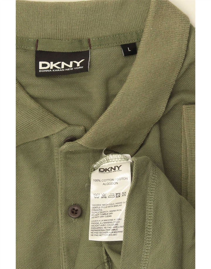 Dkny Polo Homme Grand Kaki Coton