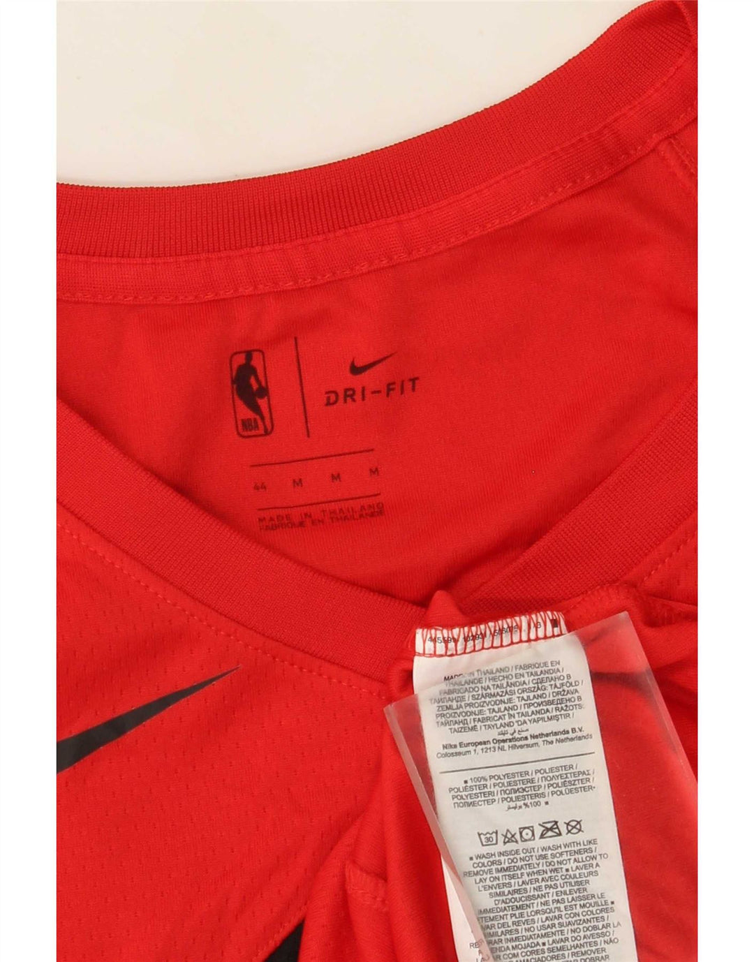 Nike Hommes Toronto Raptors Graphic Débardeur Rouge Moyen Colorblock Polyester