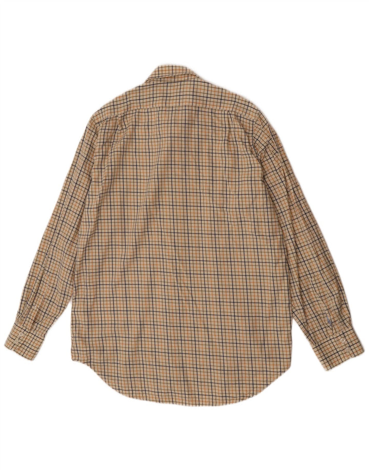 Musto Chemise Homme Taille 16 Grand Coton à Carreaux Beige