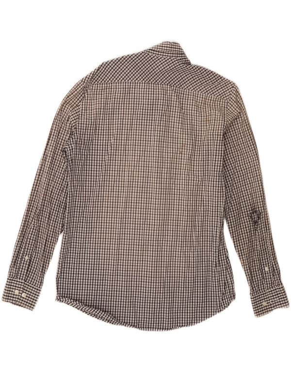 Carrera Chemise Regular Fit Grand Carreau Noir en Coton Homme