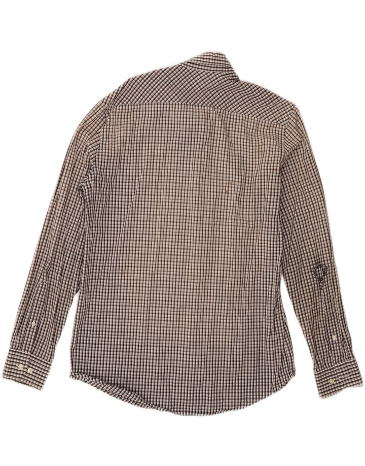 Carrera Chemise Regular Fit Grand Carreau Noir en Coton Homme
