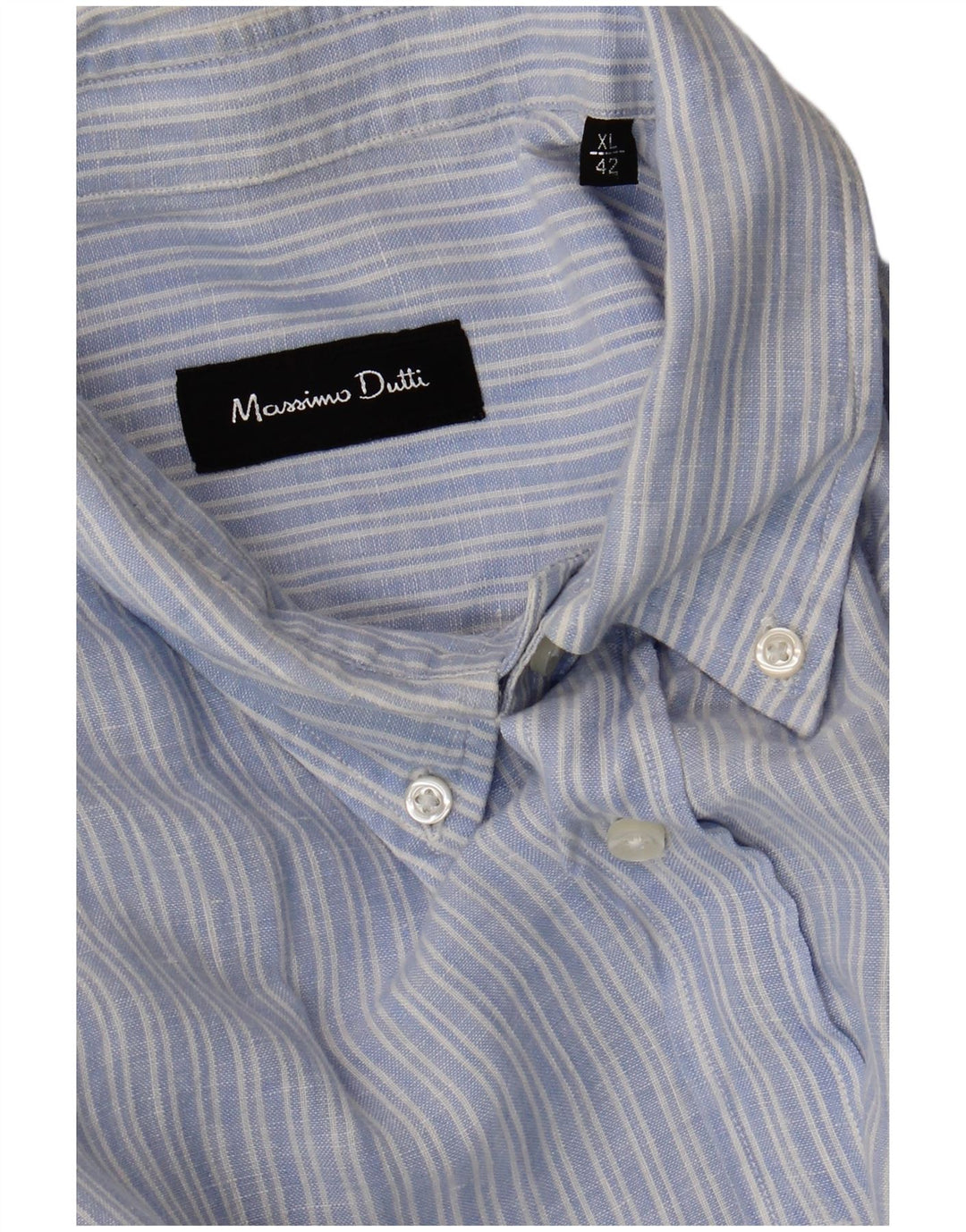 Massimo Dutti Chemise Homme XL Bleu Rayure
